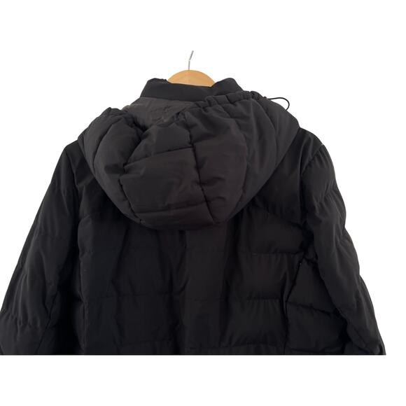Michael Kors Black Puffer Coat Light Weight Down Fill Jacket Parka XL Women READ - Picture 7 of 16